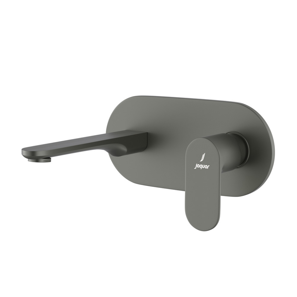 صورة الأجزاء المكشوفة لمحبس الإيقاف المفرد المدمج في الحائط - جرافيت