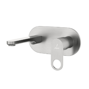 الصورة: الأجزاء المكشوفة لمحبس الإيقاف المفرد المدمج في الحائط - ستينليس ستيل