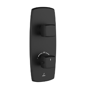 الصورة: خلاط شاور حراري أكواماكس - أسود مطفي