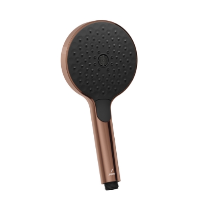 الصورة: Octane Flexi Nozzle TriFlow Hand Shower - Blush Gold Bright PVD