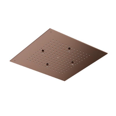 الصورة: Duoflo Shower Square Shape - Blush Gold Bright PVD