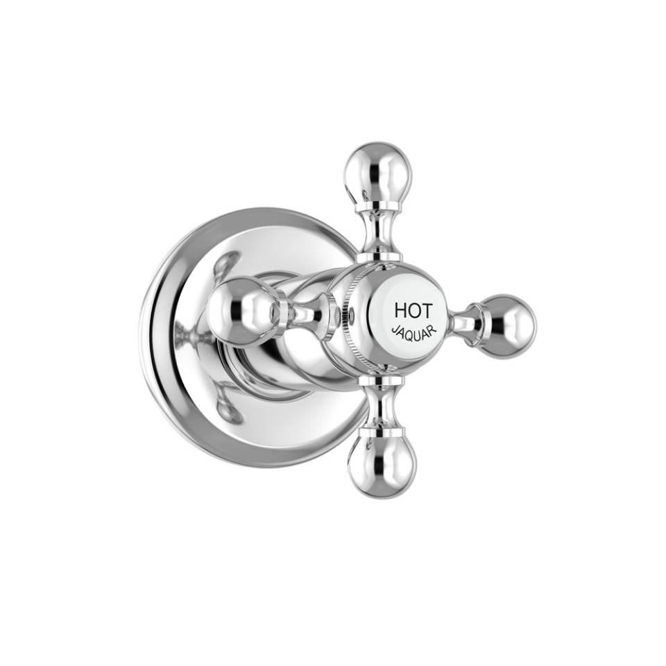 صورة In-wall Stop Valve Hot Only - Chrome