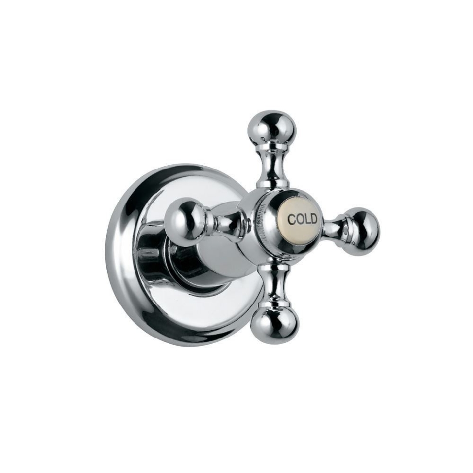 صورة In-wall Stop Valve Hot Only - Chrome
