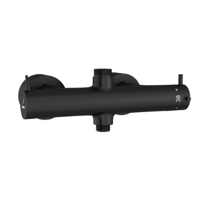 الصورة: Multifunction Thermostatic Shower Valve - Black Matt