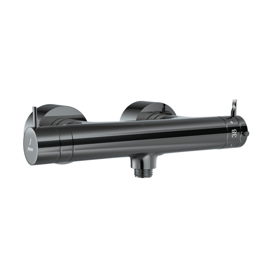 صورة Florentine Prime Thermostatic Bar Valve - Black Chrome 