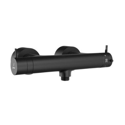 الصورة: Florentine Prime Thermostatic Bar Valve - Black Matt