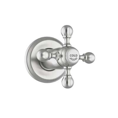 الصورة: In-wall Stop Valve Cold Only - Stainless Steel