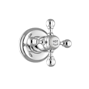 الصورة: In-wall Stop Valve Hot Only - Chrome