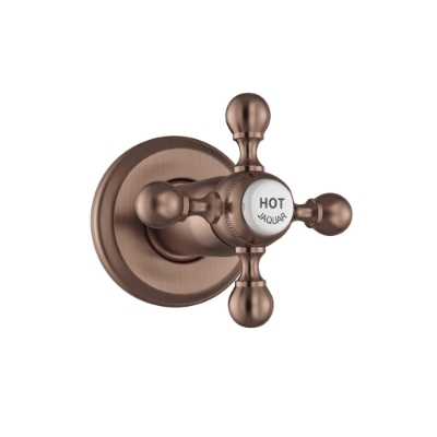 الصورة: In-wall Stop Valve Hot Only - Antique Copper