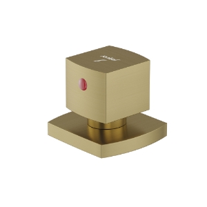 الصورة: Deck Mounted Stop Valve Hot Only - Antique Bronze